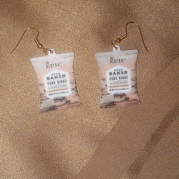 Jewelry - Pork rind earrings